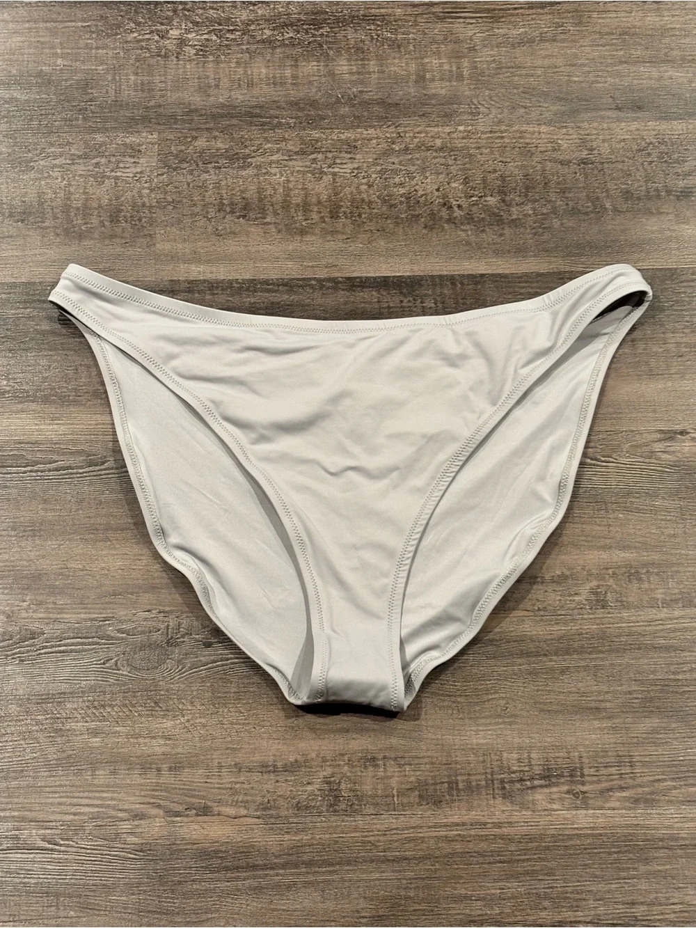 SKIMS Gray Low-Rise Swim Bikini Bottom